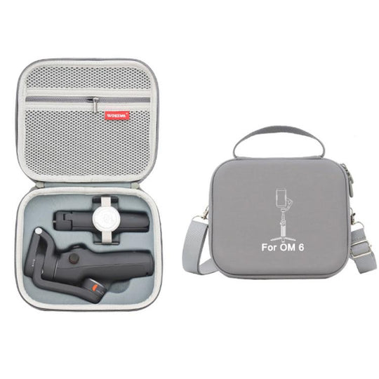 For DJI OSMO Mobile 6 WOKEMA Handheld Gimbal Stabilizer Storage Bag(PU Leather)