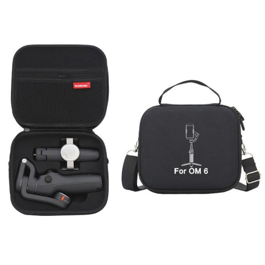 For DJI OSMO Mobile 6 PU WOKEMA Handheld Gimbal Stabilizer Storage Bag(Black)