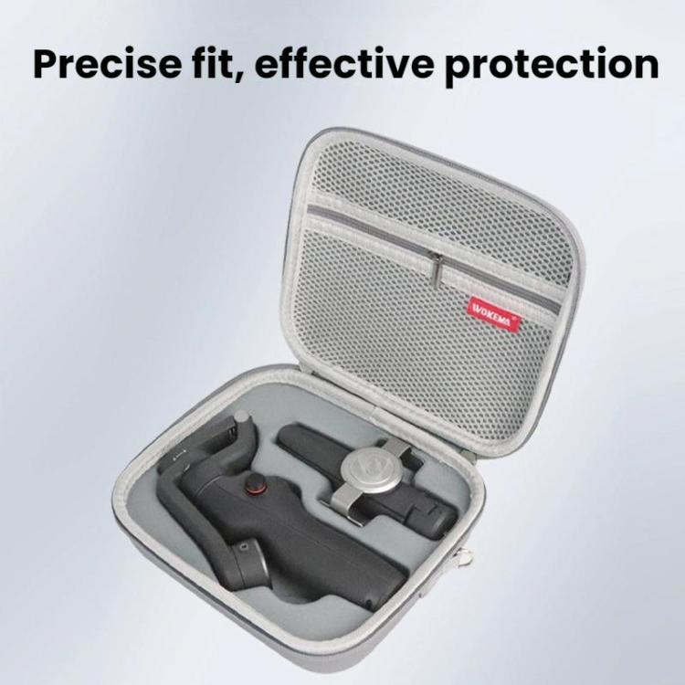 For DJI OSMO Mobile 4 / SE PU WOKEMA Handheld Gimbal Stabilizer Storage Bag (Black) -  by buy2fix | Online Shopping UK | buy2fix