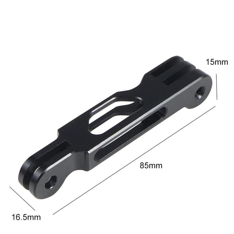 85mm Aluminum Alloy Action Camera Extension Bracket for GoPro Hero 11(Black) - Helmet Mount by buy2fix | Online Shopping UK | buy2fix