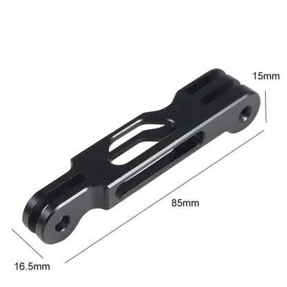 85mm Aluminum Alloy Action Camera Extension Bracket for GoPro Hero 11(Black) - Helmet Mount by buy2fix | Online Shopping UK | buy2fix