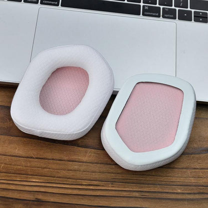 1pair Replacement Ear Cushions for XIBERIA K03S/K03 Headphone Earpads Football Mesh White - Earmuff & Pad by buy2fix | Online Shopping UK | buy2fix