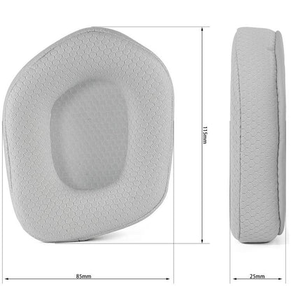 1pair Replacement Ear Cushions for XIBERIA K03S/K03 Headphone Earpads Football Mesh White - Earmuff & Pad by buy2fix | Online Shopping UK | buy2fix
