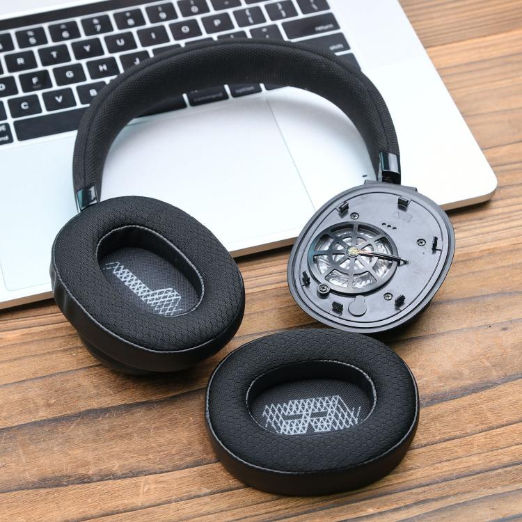 1pair Replacement Earpads For JBL E65BTNC / Duet NC / Live 650BTNC / Live 660NC(Black) - Earmuff & Pad by buy2fix | Online Shopping UK | buy2fix