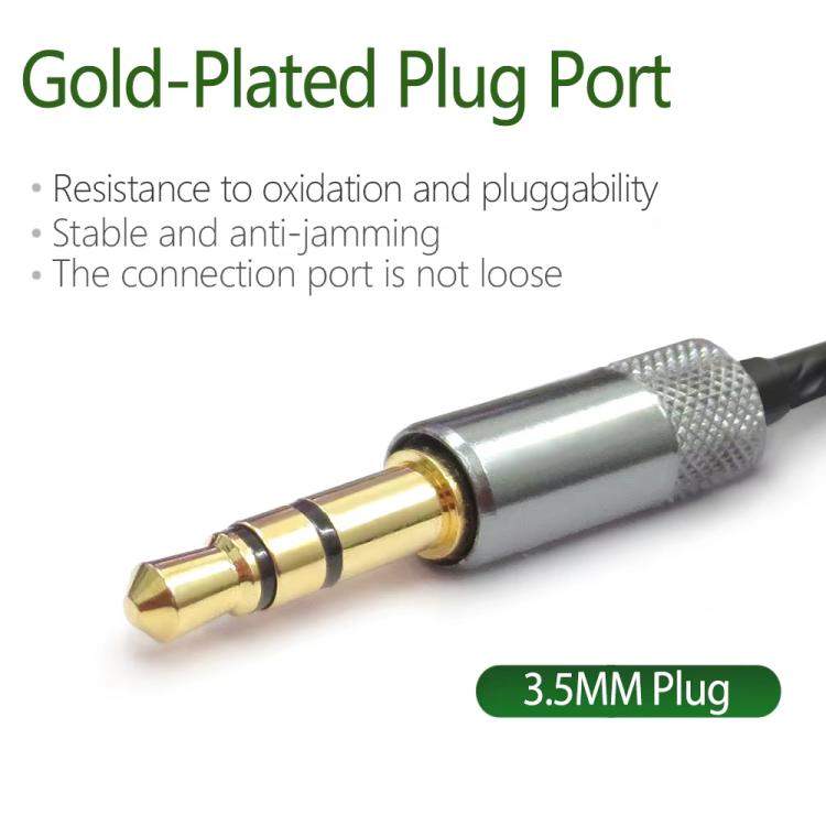 3.5mm To Dual 2.5mm Headphone Cable Audio Replacement Cable, For Sol Republic Master Tracks HD V8 V10 V12 X3, Length: 1.2m(Red) - Headset Accessories by buy2fix | Online Shopping UK | buy2fix