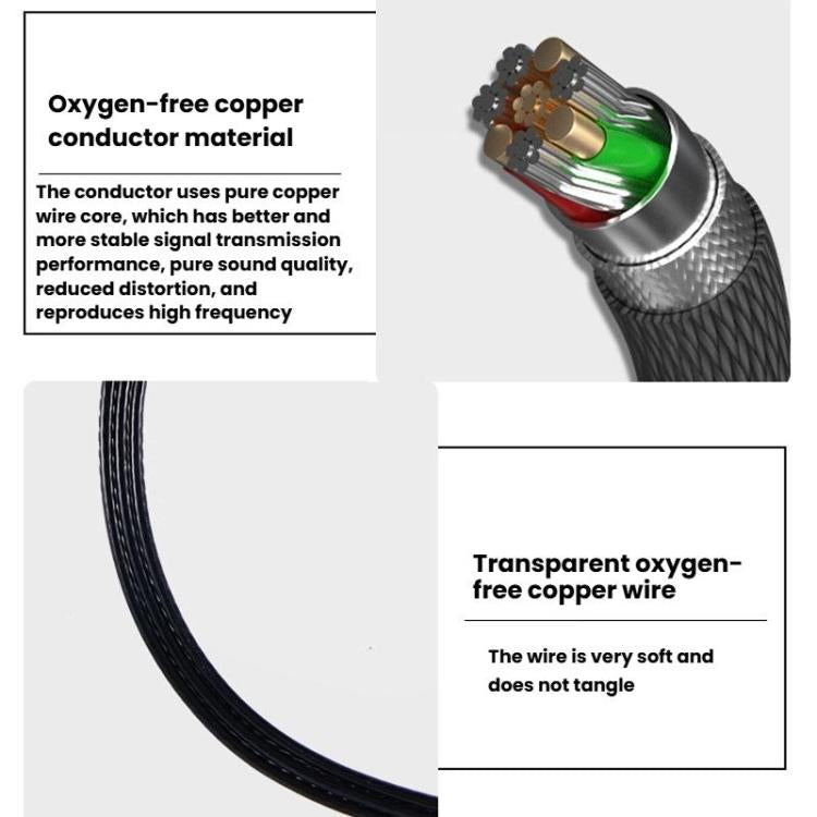 2m Headphone Audio Cable for Sennheiser HD414 / HD650 / HD600 / HD580 / HD660S - Headset Accessories by buy2fix | Online Shopping UK | buy2fix