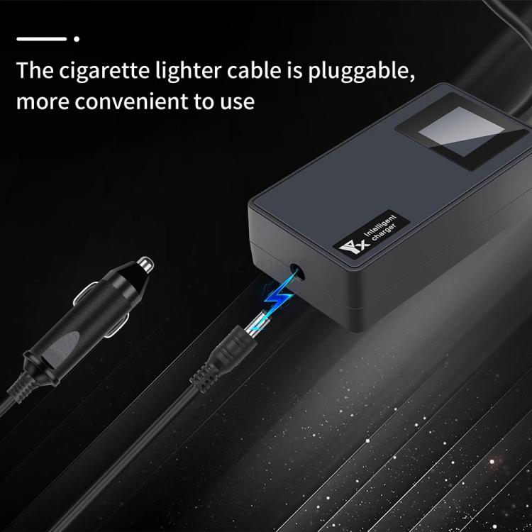 For DJI Mavic Air 2 / Air 2S YX Car Charger with Digital Display Dual-Battery Rapid Charger Hub(Black) - Other by YX | Online Shopping UK | buy2fix