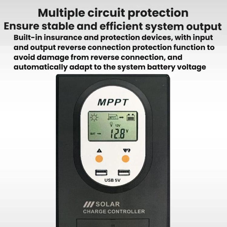 SKA-60A MPPT Solar Controller With Automatic 12V/24V Recognition - Others by buy2fix | Online Shopping UK | buy2fix