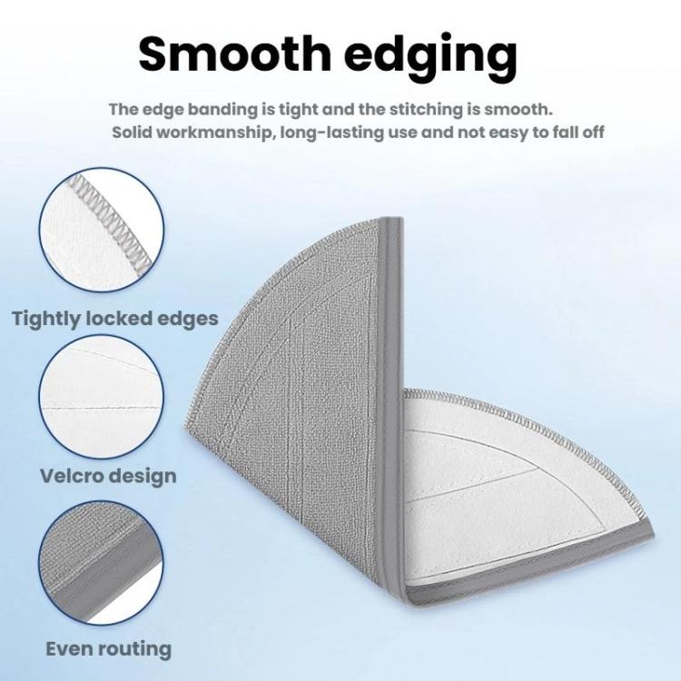 For Roborock G30/Saros 10 Replacement Mop Pads Robot Vacuum Accessories - For Roborock Accessories by buy2fix | Online Shopping UK | buy2fix