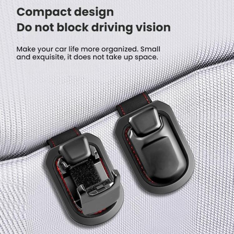 Car Sun Visor Glasses Holder Storage Decoration(Brown) - Sunglasses & Glasses Clips by buy2fix | Online Shopping UK | buy2fix