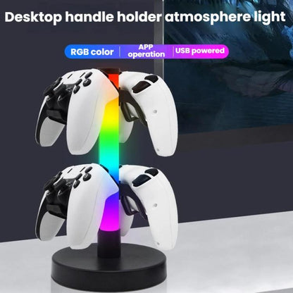 KBB-81 RGB Gaming Controller Headphone Stand Ambient Light Stand, Style: Wired Control - Headset Stand by buy2fix | Online Shopping UK | buy2fix