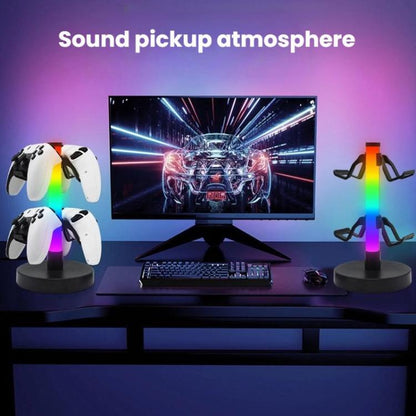 KBB-81 RGB Gaming Controller Headphone Stand Ambient Light Stand, Style: Wired Control - Headset Stand by buy2fix | Online Shopping UK | buy2fix