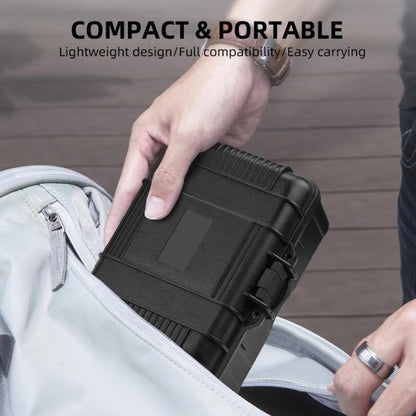Flymile Carrying Case for DJI Action 5 Pro/4/3 Street Photography Kit Storage Organizer(Black) - Case & Bags by Flymile | Online Shopping UK | buy2fix