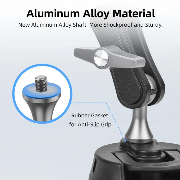 Flymile Universal Car Suction Cup Mount for Action Cameras 360-degree Rotatable, Washable and Reusable Dashboard Windshield Holder, Spec: With Extension Rod - Holder by Flymile | Online Shopping UK | buy2fix