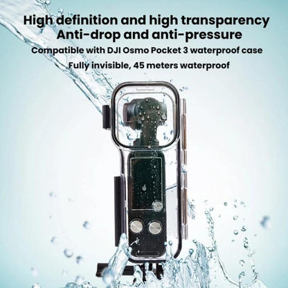 For DJI Osmo Pocket 3 HD Waterproof Case Camera Underwater Protective Cover(Transparent) - Case & Bags by buy2fix | Online Shopping UK | buy2fix