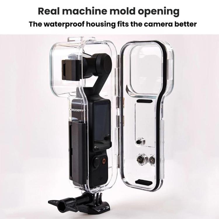 For DJI Osmo Pocket 3 HD Waterproof Case Camera Underwater Protective Cover(Transparent) - Case & Bags by buy2fix | Online Shopping UK | buy2fix