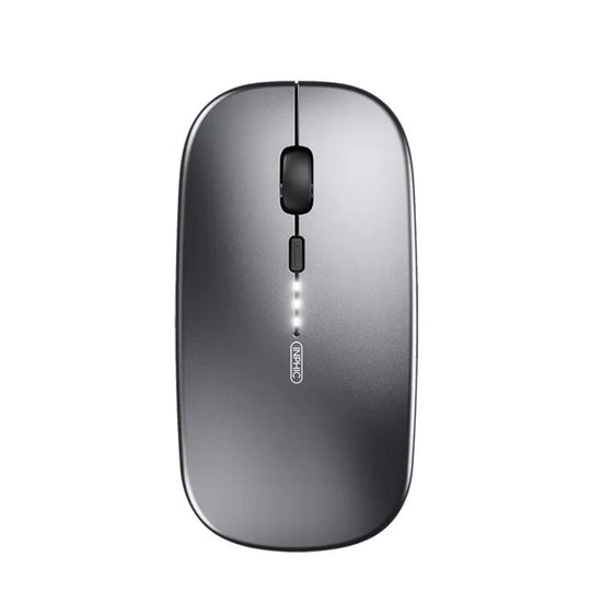 Inphic M1 PRO Wireless Bluetooth Tri-mode Rechargeable Mute Mouse With Battery Level Display(Gray)