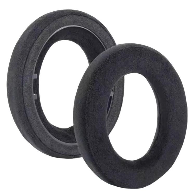 For Sennheiser HD490 Pro / HD490 Pro Plus 1pair Sponge Headphone Cushions Replacement Earpads For Over-Ear Headphones, Spec: Fleece Fabric - Earmuff & Pad by buy2fix | Online Shopping UK | buy2fix