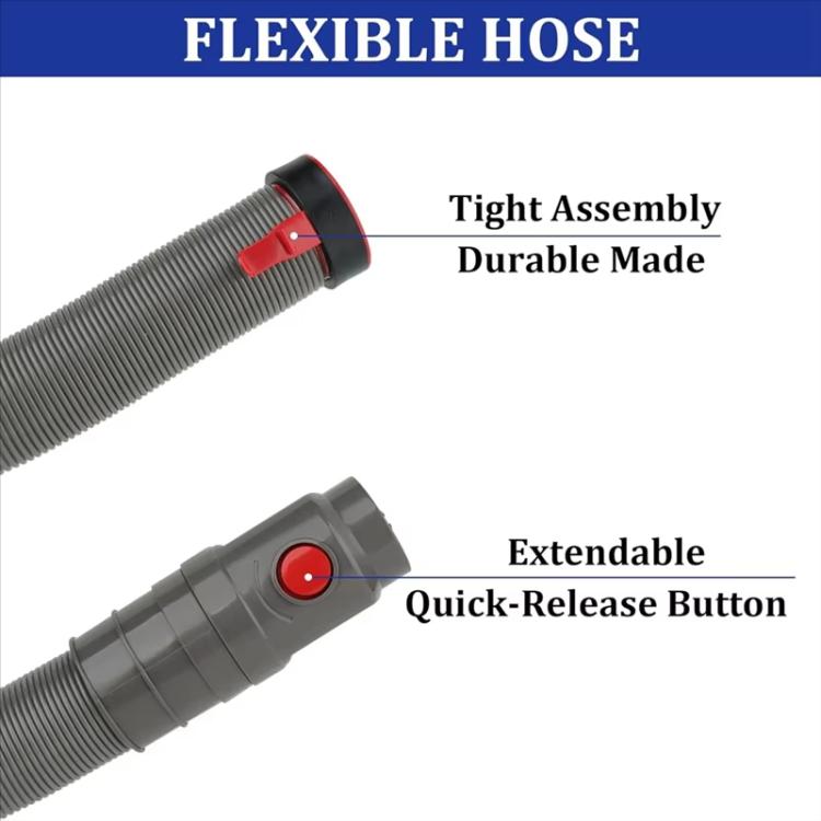 Flexible Hose for Dyson DC40 DC41 Vacuum Cleaners Extension Tube(Light Gray) - For Dyson Accessories by buy2fix | Online Shopping UK | buy2fix