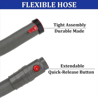 Flexible Hose for Dyson DC40 DC41 Vacuum Cleaners Extension Tube(Light Gray) - For Dyson Accessories by buy2fix | Online Shopping UK | buy2fix