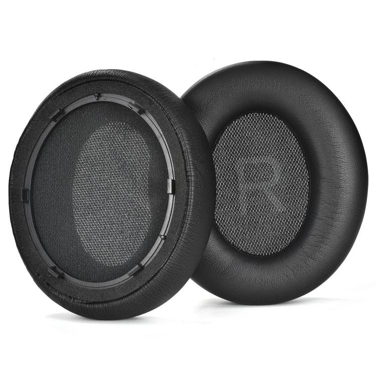 For Anker Space Q45 1pair Ear Muffs Foam Noise Reduction Earmuffs, Spec: Potein Leather Black - Earmuff & Pad by buy2fix | Online Shopping UK | buy2fix