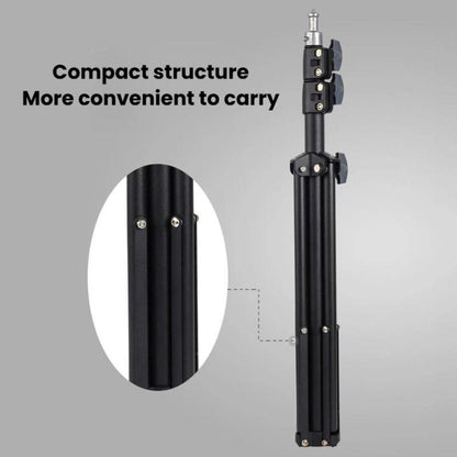 2.1m Multi-Functional Selfie Floor Photography Light Stand Live Streaming Fill Light Stand - Stand by buy2fix | Online Shopping UK | buy2fix