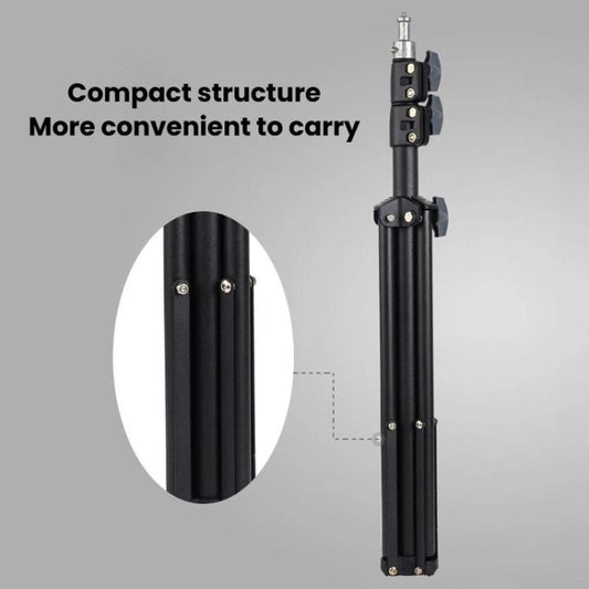 2.1m Multi-Functional Selfie Floor Photography Light Stand Live Streaming Fill Light Stand - Stand by buy2fix | Online Shopping UK | buy2fix