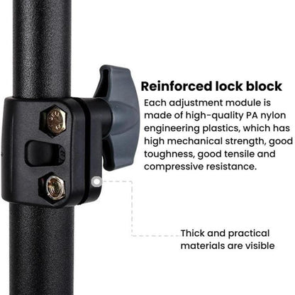2.1m Multi-Functional Selfie Floor Photography Light Stand Live Streaming Fill Light Stand - Stand by buy2fix | Online Shopping UK | buy2fix