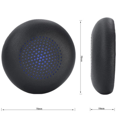 For Anker Powerconf H700 H500 2pcs Headphone Earpads Replacement Headphone Covers, Spec: Protein Leather - Earmuff & Pad by buy2fix | Online Shopping UK | buy2fix