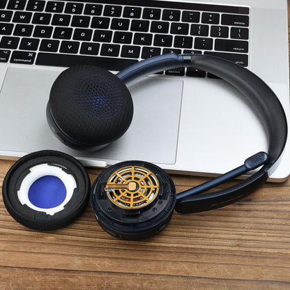 For Anker Powerconf H700 H500 2pcs Headphone Earpads Replacement Headphone Covers, Spec: Soccer Net - Earmuff & Pad by buy2fix | Online Shopping UK | buy2fix