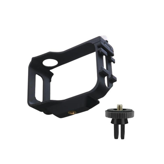 For Insta360 GO Ultra PC Expansion Cage with 1/4-inch Screw Hole & Cold Shoe Mount(Black)
