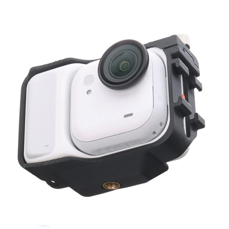 For Insta360 GO Ultra PC Expansion Cage with 1/4-inch Screw Hole & Cold Shoe Mount(Orange) - Mount & Holder by buy2fix | Online Shopping UK | buy2fix