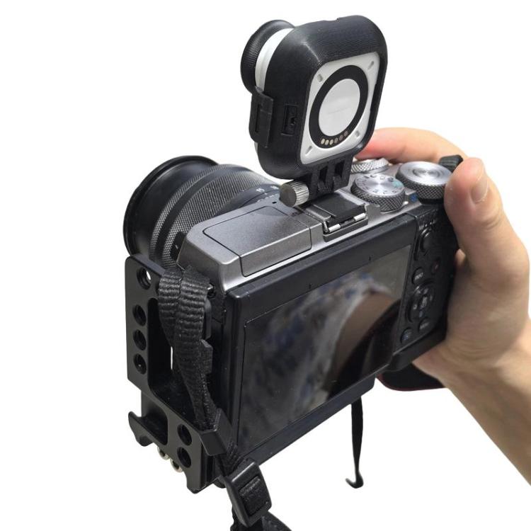 Hot Shoe Mount for Insta360 GO Ultra to DSLR/Mirrorless Cameras Dual Camera Adapter Bracket(Black) - Mount & Holder by buy2fix | Online Shopping UK | buy2fix