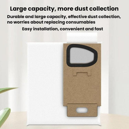 For Roborock H5 / H6 / H7 Handheld Cordless Vacuum Cleaner 3pcs Dust Bag Vacuum Cleaner Accessories Consumables(White) - For Roborock Accessories by buy2fix | Online Shopping UK | buy2fix