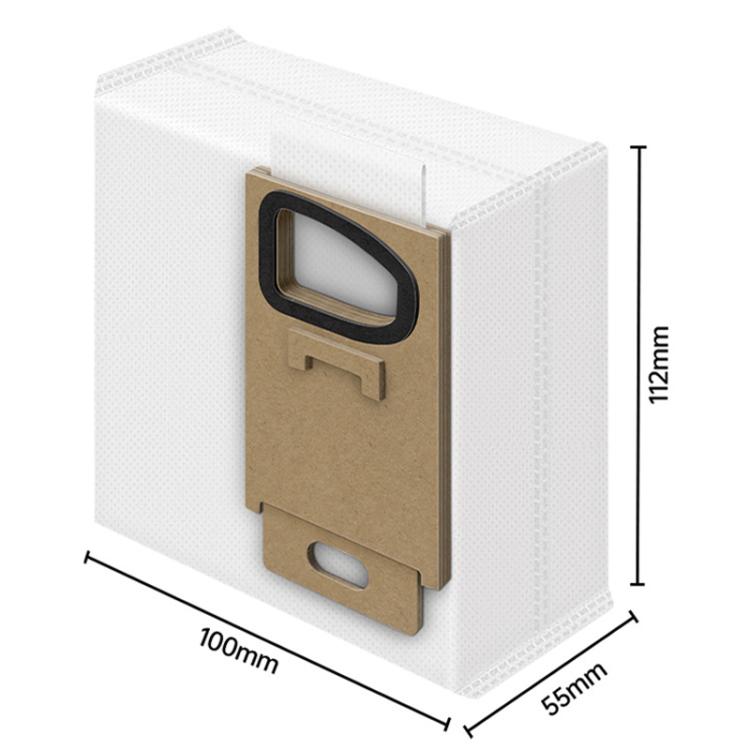 For Roborock H5 / H6 / H7 Handheld Cordless Vacuum Cleaner 3pcs Dust Bag Vacuum Cleaner Accessories Consumables(White) - For Roborock Accessories by buy2fix | Online Shopping UK | buy2fix