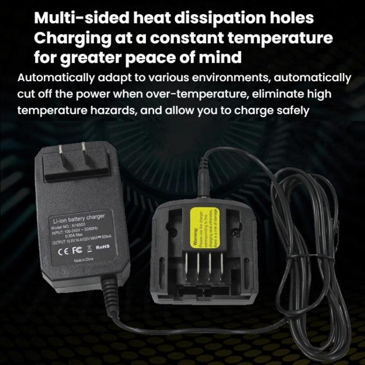 For Black&Decker 12-18V LCS1620 Lithium Battery Charger EU Plug - Charger & Converter by buy2fix | Online Shopping UK | buy2fix