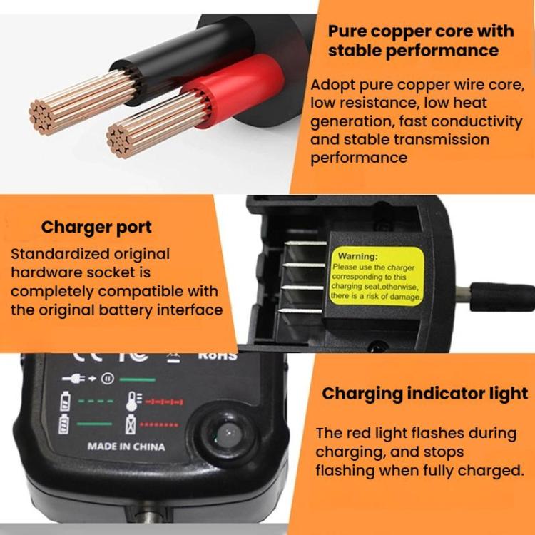 For Black&Decker 12-18V LCS1620 Lithium Battery Charger EU Plug - Charger & Converter by buy2fix | Online Shopping UK | buy2fix