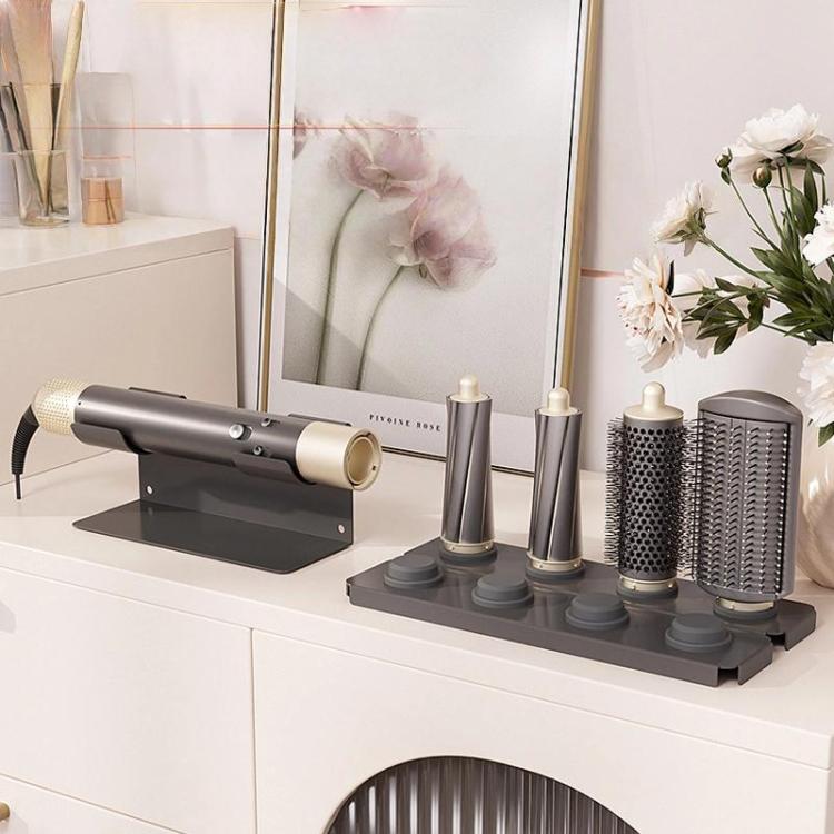 For Dyson Airwrap Styler and Nozzles Modular Desktop Storage Stand, Holds 8 Attachments(Black) - For Dyson Accessories by buy2fix | Online Shopping UK | buy2fix