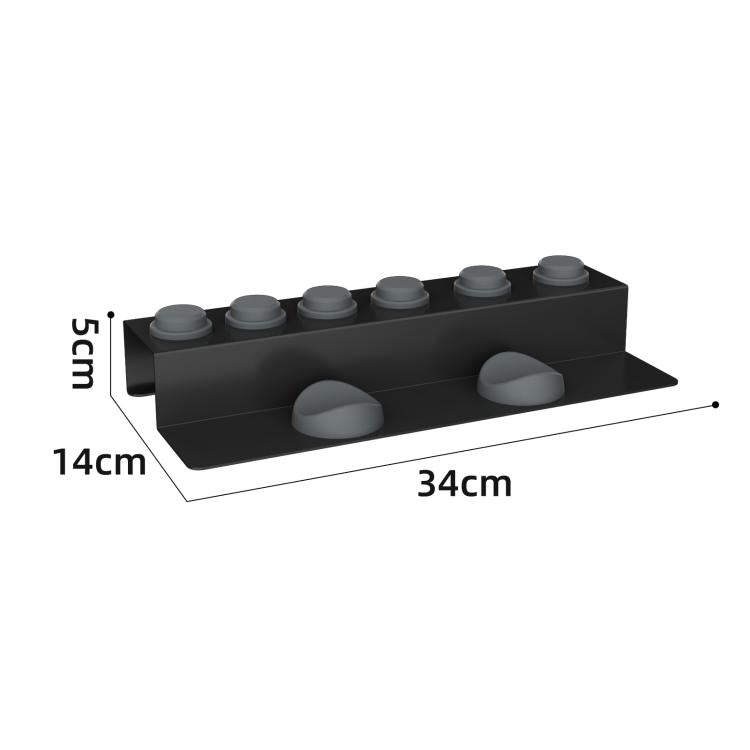 For Dyson Airwrap Attachment Storage Stand All-in-One Desktop Organizer Holds 6 Nozzles(Black) - For Dyson Accessories by buy2fix | Online Shopping UK | buy2fix