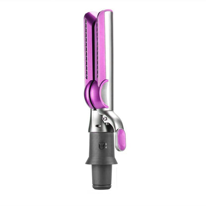 Air Straightener Attachment For Dyson Hair Dryer HD01/HD03/HD08/HD15/HD16 Straightening Nozzle(Rose Red+Silver) - For Dyson Accessories by buy2fix | Online Shopping UK | buy2fix