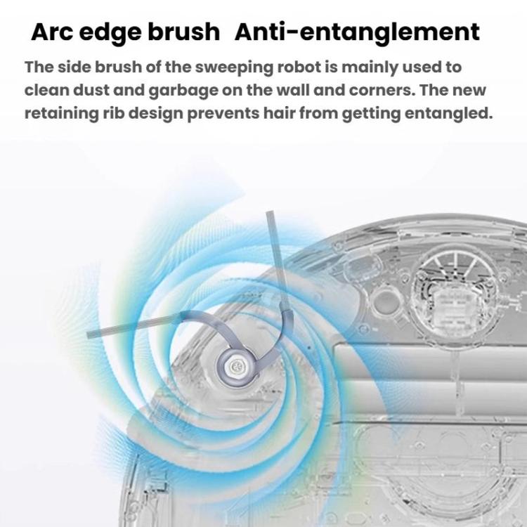 For Roborock G30 U Sweeping Robot Accessories, Spec: 2pairs Side Brushes - For Roborock Accessories by buy2fix | Online Shopping UK | buy2fix