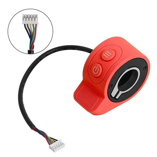 For HX X6 20cm Scooter Finger Picks Speed Controller Throttle Knob Assembly Accessories(Red)
