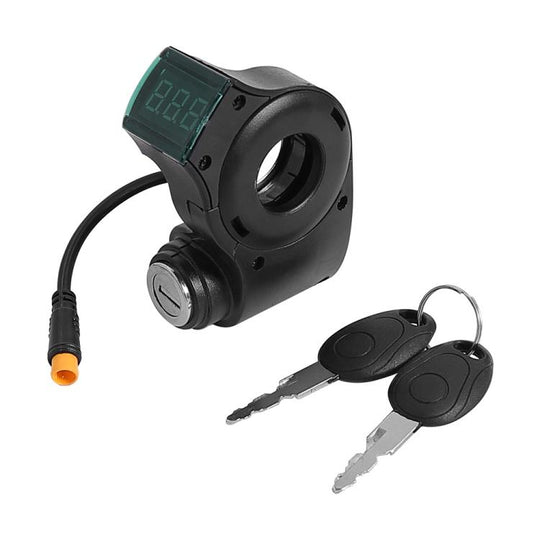 For Xiaomi M365 / KUGOO M4 Scooter Meter Power Display Insert Waterproof Plug Electric Door Locks(Black)