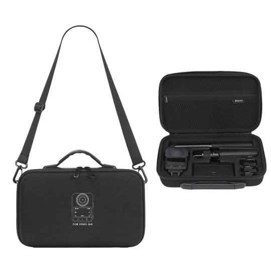 BKano Carrying Case For DJI Osmo 360 Adventure Combo Compatible With Vortex Rotating Handle(Black)