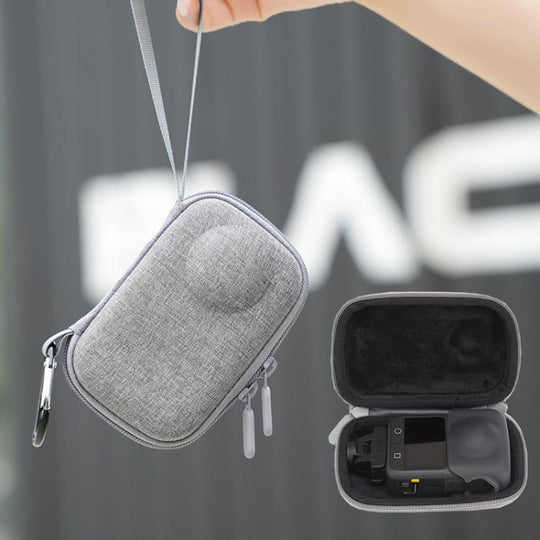 BKano Carrying Case For DJI Osmo 360 Standard Combo Portable Handbag with Carabiner & Wrist Strap(Gray)