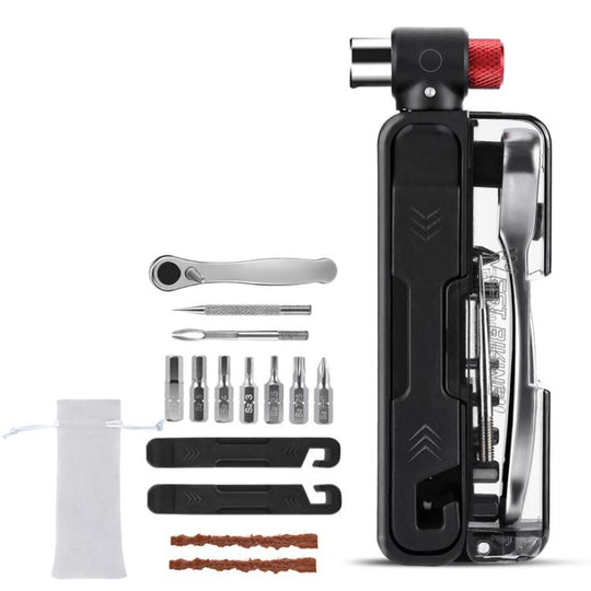 WEST BIKING Multi-Function Hexagonal Bicycle Repair Wrench Tool Set(Includes CO2 Valve)