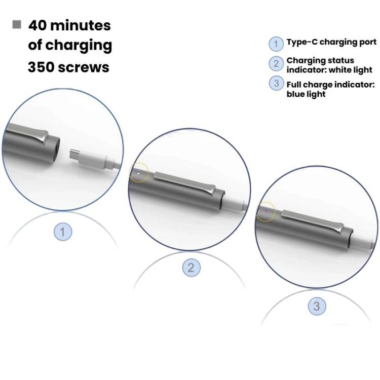 CREATIONSPACE CS0802A 42pcs Mini Electric Rechargeable Screwdriver Set - Screwdriver Set by CREATIONSPACE | Online Shopping UK | buy2fix