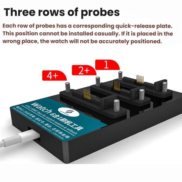 SFDER 7 In 1 Watch Flashing Test Stand, For iWatch Series 1 / 2 / 3 / 4 / 5 / 6(Third Generation) - Test Tools by buy2fix | Online Shopping UK | buy2fix