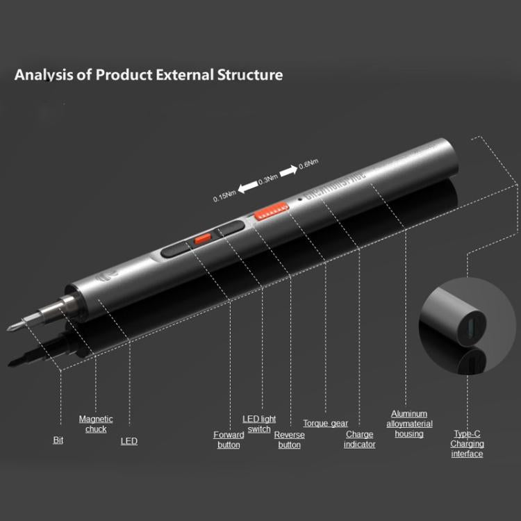 CREATIONSPACE CS0702A 37pcs Mini Electric Screwdriver Set For Mobile Phone Repair - Screwdriver Set by CREATIONSPACE | Online Shopping UK | buy2fix