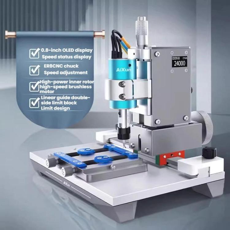 AiXun 2nd Generation Intelligent BGA Chip Polisher Phone Motherboard Automatic Repair Screen IC Degumming Machine US Plug - Polishing Repair by AiXun | Online Shopping UK | buy2fix